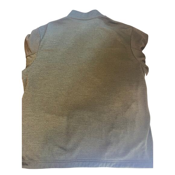 Mens XL Callaway Golf Olive Green Pullover Sweatshirt V Neck waist pull string - Picture 5 of 6